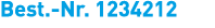 Best. Nr. 1234212