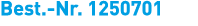 Best. Nr. 1250701