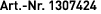 Art. Nr. 1307424