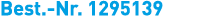 Best. Nr. 1295139