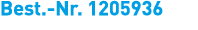 Best. Nr. 1205936