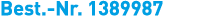 Best. Nr. 1389987