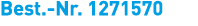 Best. Nr. 1271570