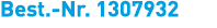 Best. Nr. 1307932