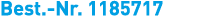 Best. Nr. 1185717