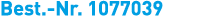 Best. Nr. 1077039