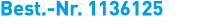 Best. Nr. 1136125