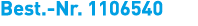 Best. Nr. 1106540