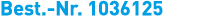 Best. Nr. 1036125