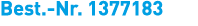 Best. Nr. 1377183