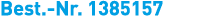 Best. Nr. 1385157