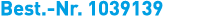 Best. Nr. 1039139