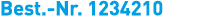 Best. Nr. 1234210