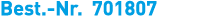 Best. Nr. 701807 